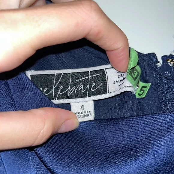 David’s Bridal Crepe-Back Satin One Shoulder Bridesmaid Dress - Picture 5 of 6